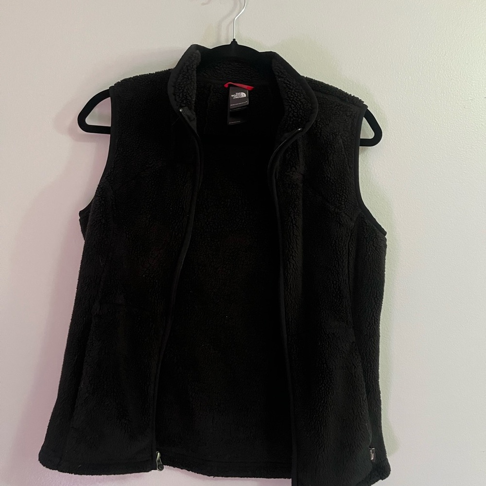 The North Face Black Sherpa Vest